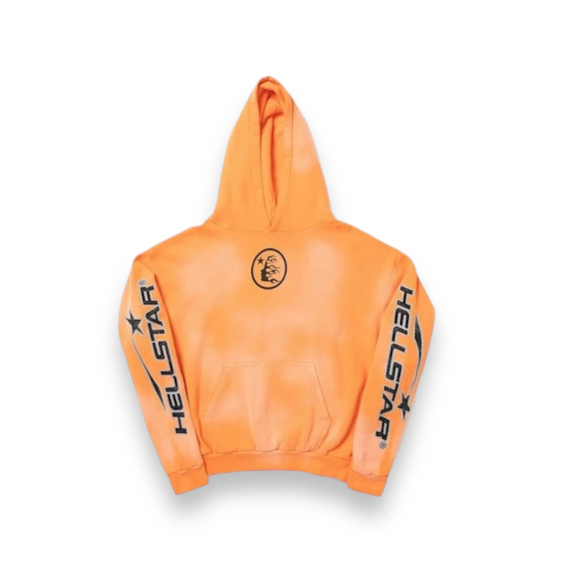 Hellstar Hellstar Fire Orange Hoodie Orange Dye