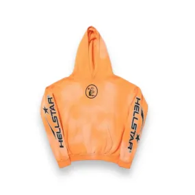 Hellstar Hellstar Fire Orange Hoodie Orange Dye