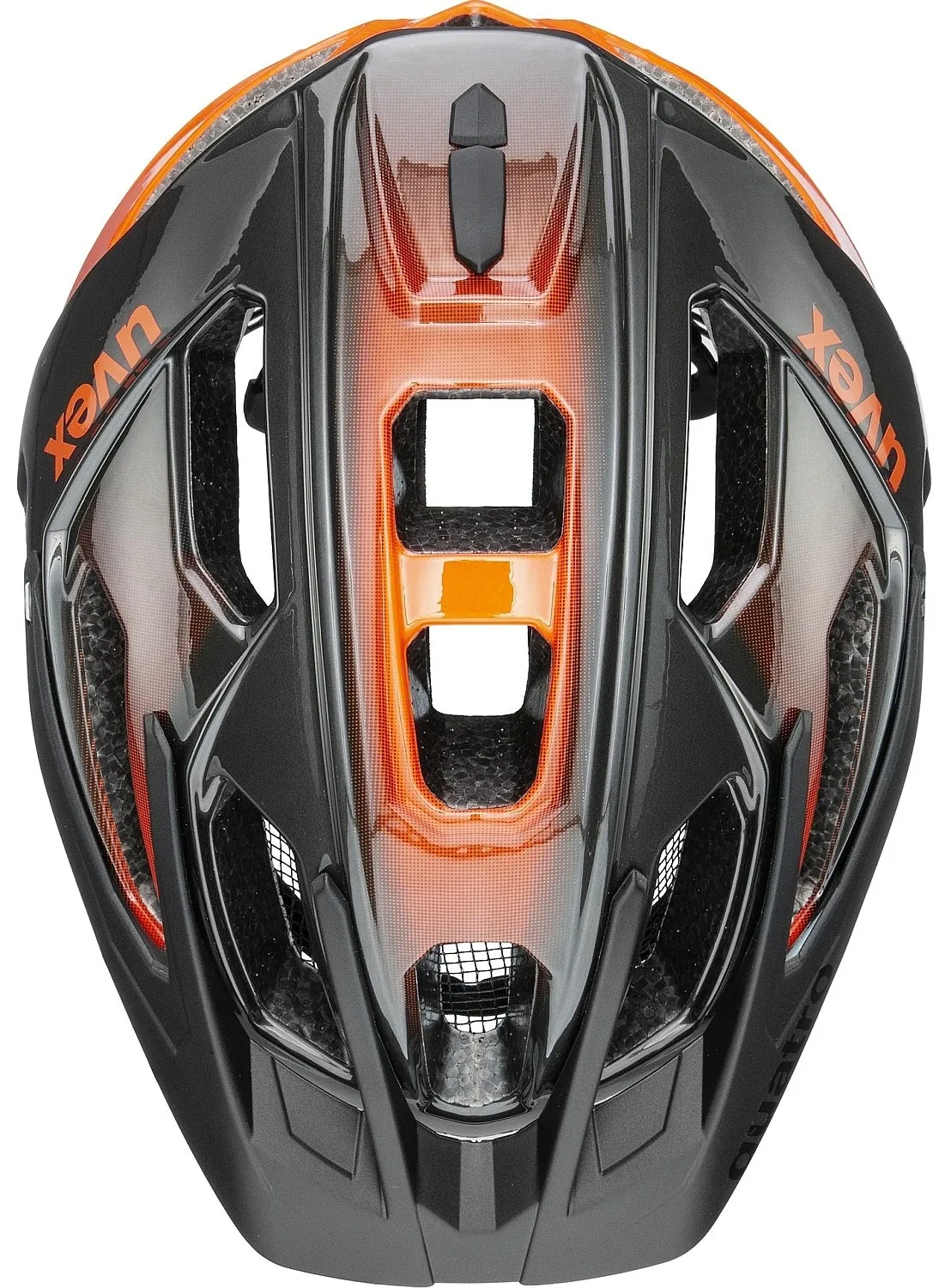 helmet Uvex Quatro - Titan/Orange