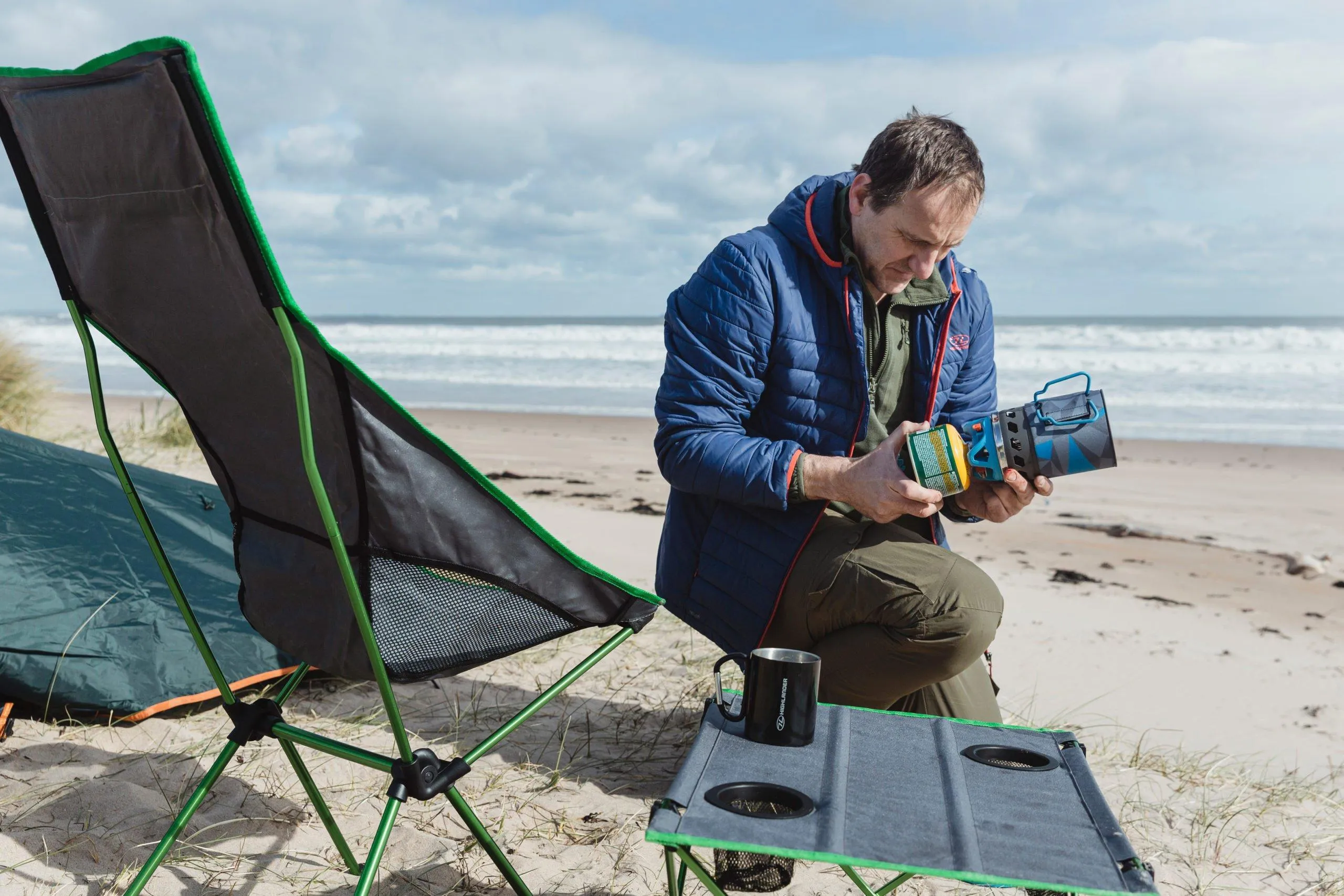 Highlander Ayr Folding Table | Camping Equipment | George Fisher UK