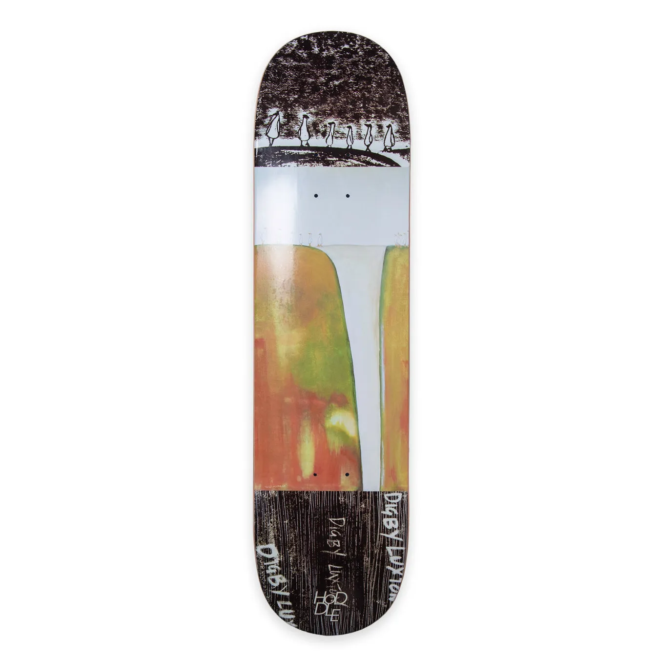 HODDLE SKATEBOARDS DIGBY LUXTON DEBUT PRO BIRDS DECK 8.38