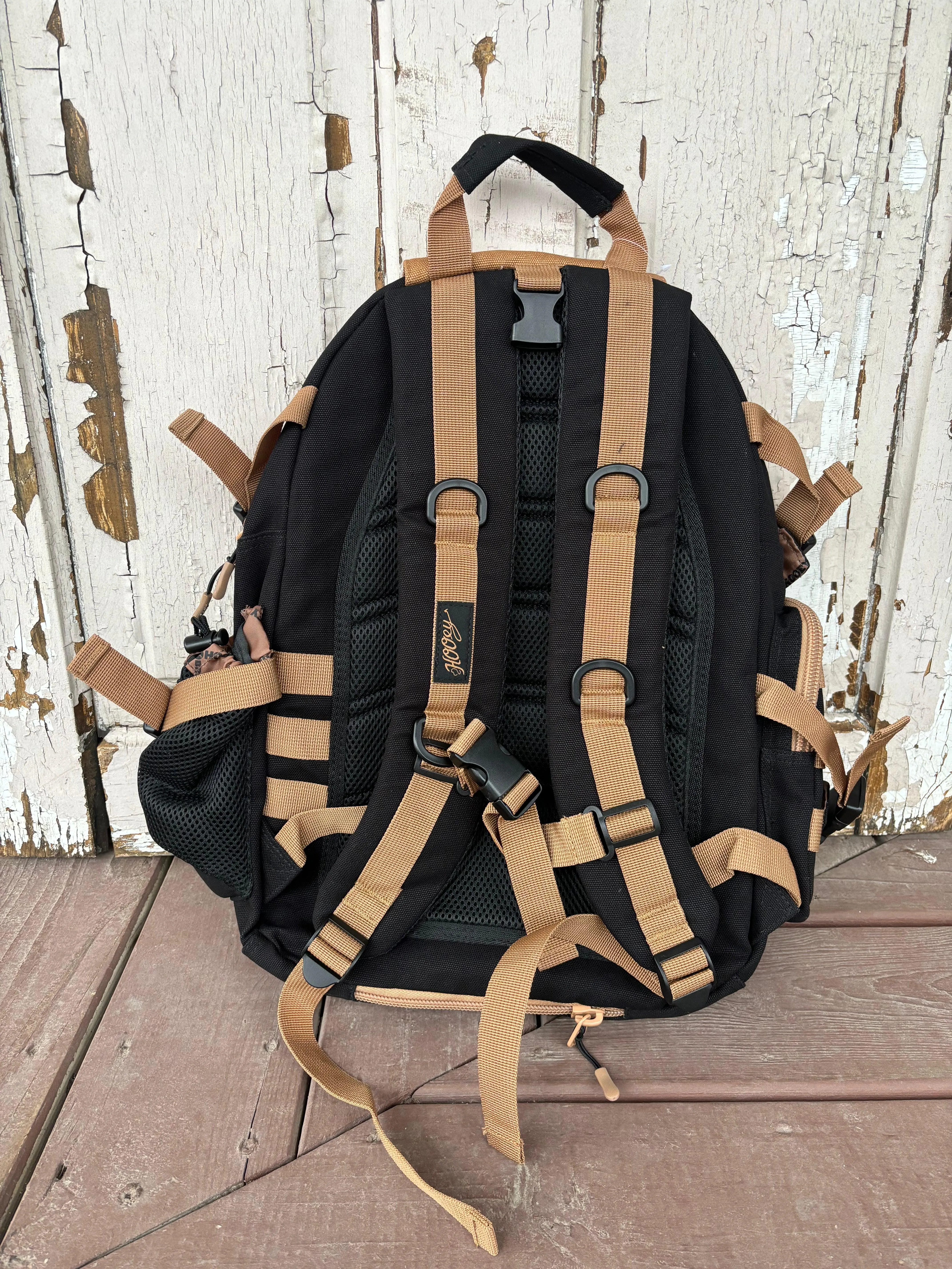 Hooey Mule Black & Brown Backpack BP065BKTN