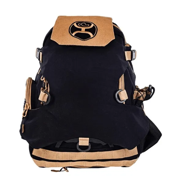 Hooey Mule Black & Brown Backpack BP065BKTN