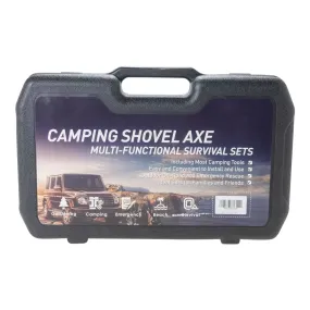 HUSV Camping Shovel Axe Multi-Functional Survival Set