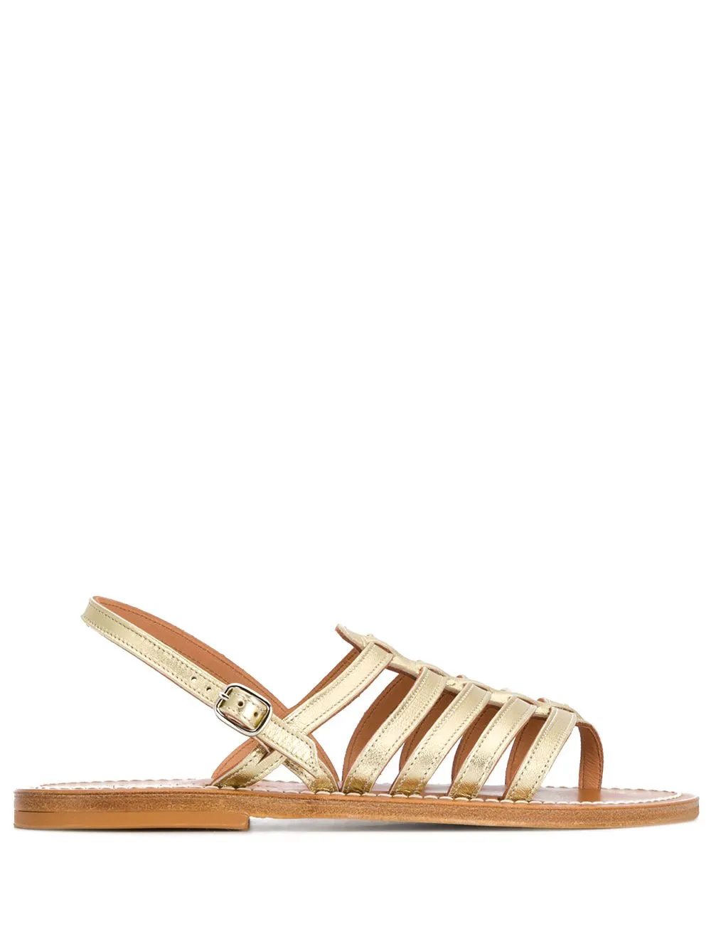 K Jacques St Tropez    K Jacques St Tropez Homere Leather Flat Sandals