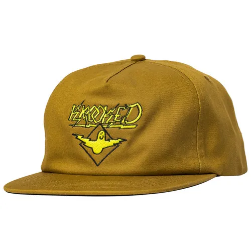 Krooked Skateboards Hat Bird Lightening Snapback Tan