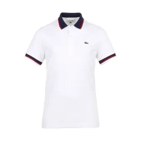 Lacoste Contrast Collar Pique Polo Shirt