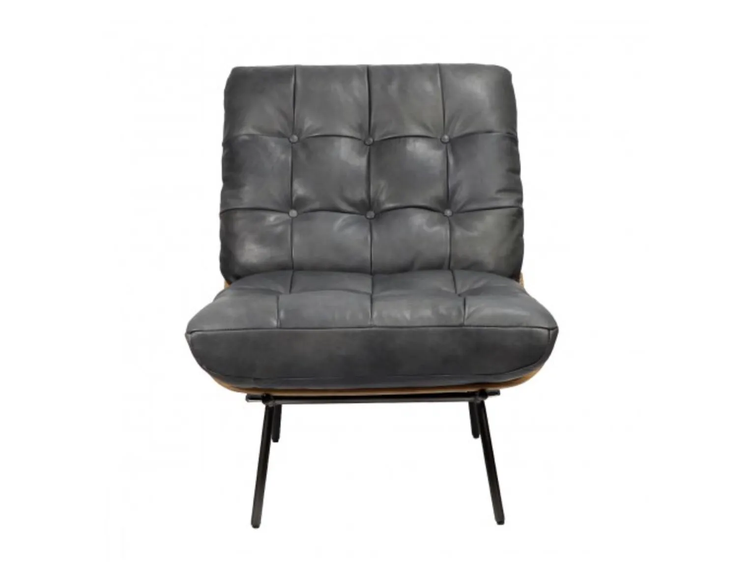 Langdon Rustic Leather Lounge Chair - Matthew Izzo Collection