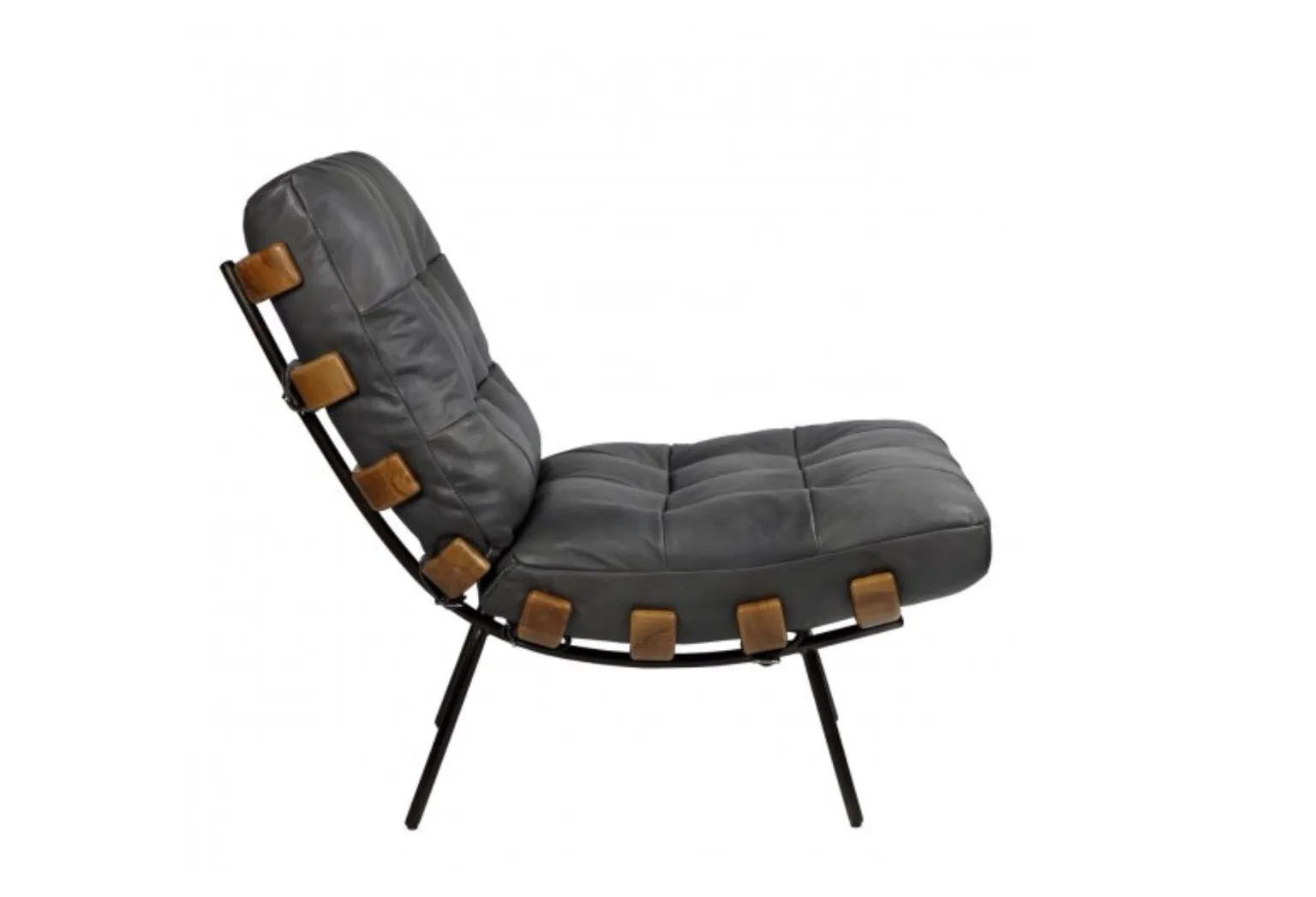 Langdon Rustic Leather Lounge Chair - Matthew Izzo Collection