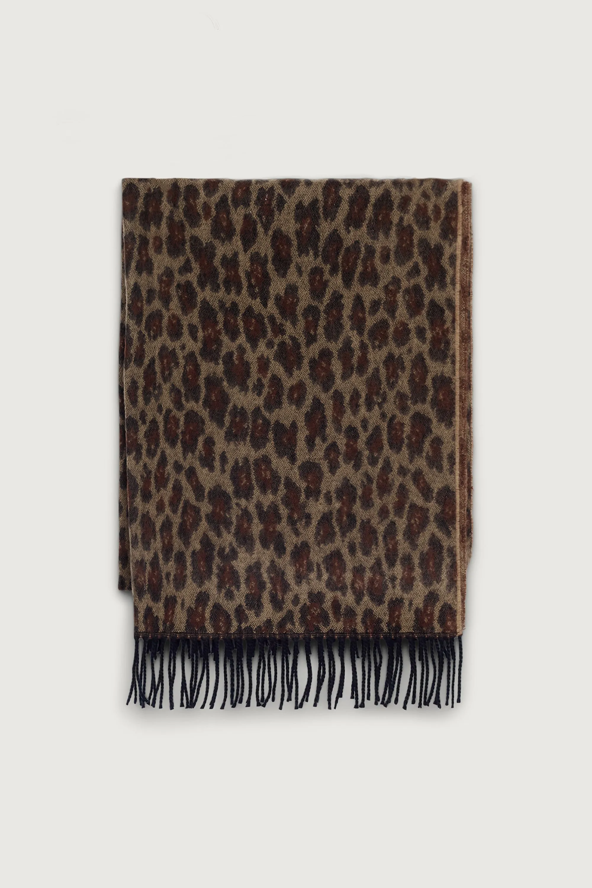 LEOPARD PRINT SCARF