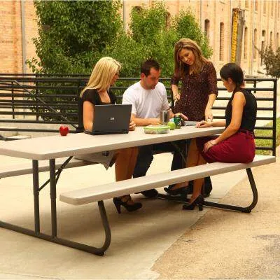 Lifetime 8-Foot Classic Folding Picnic Table