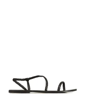 MANEBI CANYON leather sandals S64Y0-black