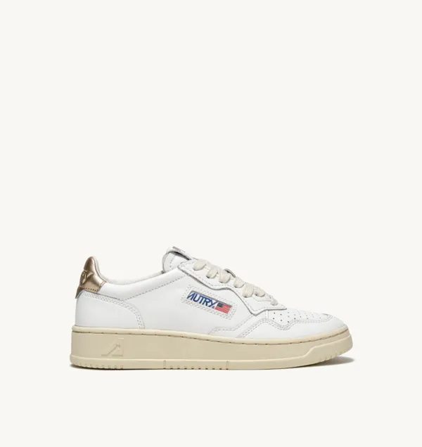 Medalist Low Sneakers - White/Gold