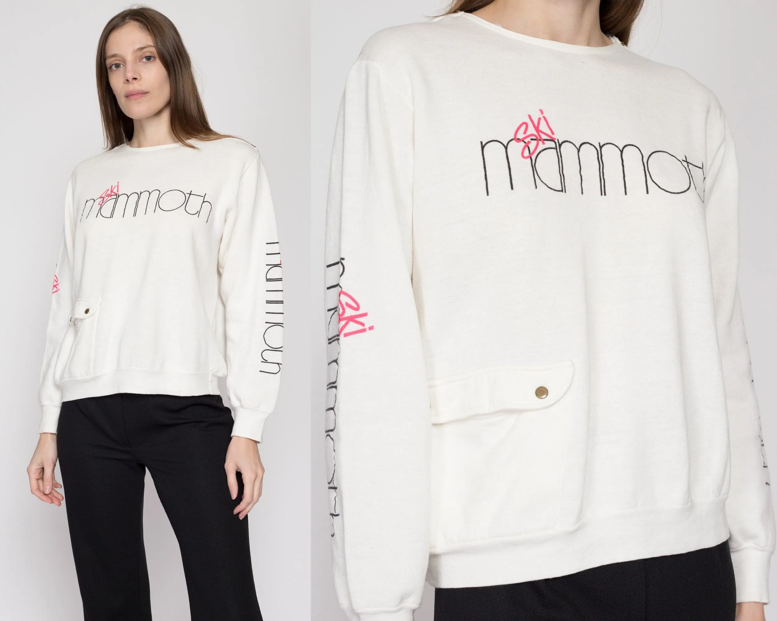 Medium 80s Ski Mammoth Sweatshirt