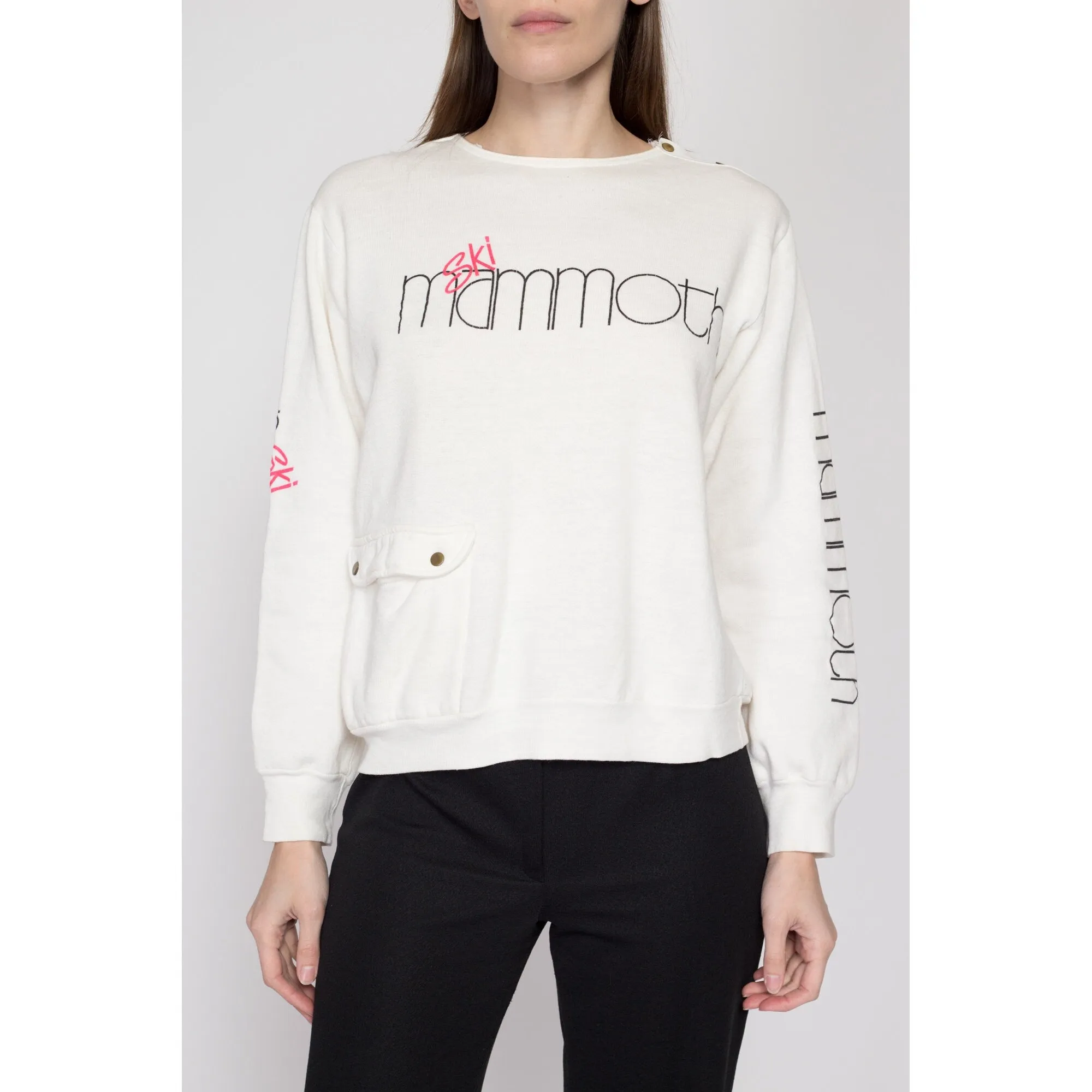 Medium 80s Ski Mammoth Sweatshirt