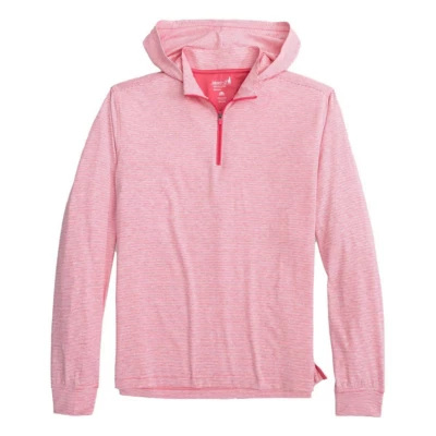 Men's johnnie-O Hybrid Hoodie 1/4 Zip Pullover