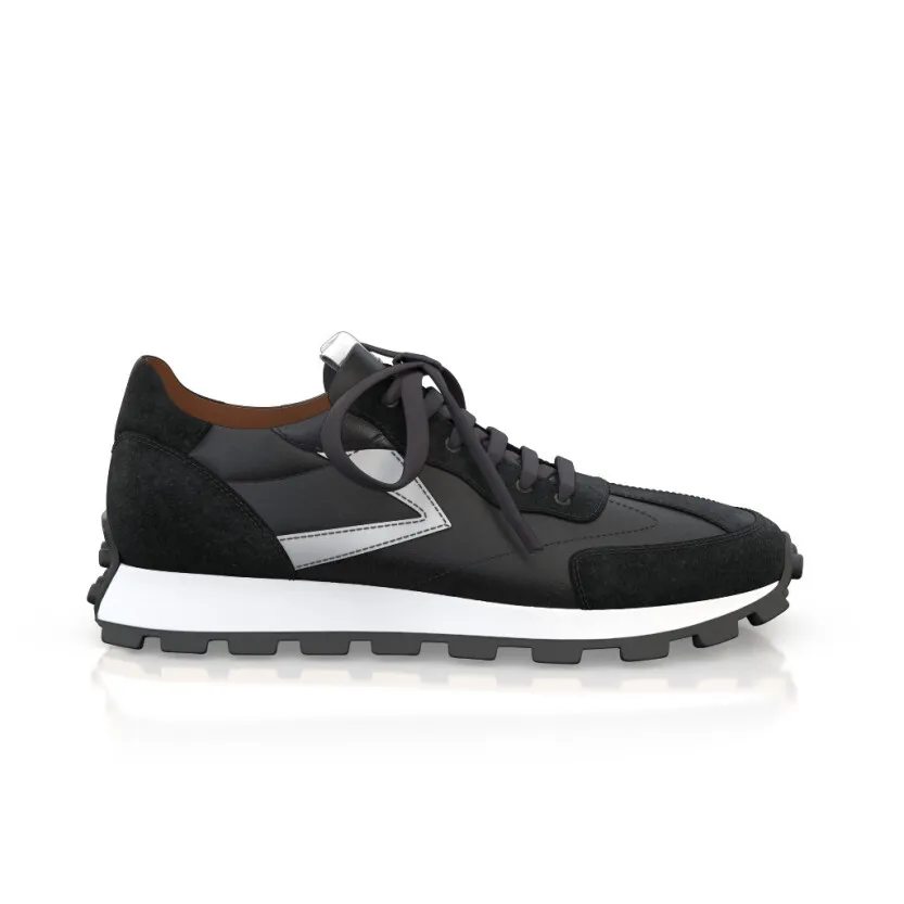 Men's Leather Running Sneakers 55165