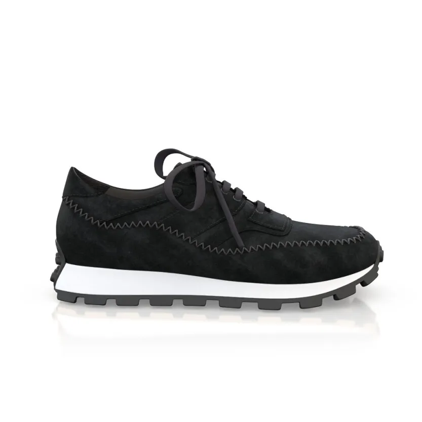 Men's Leather Running Sneakers 57175