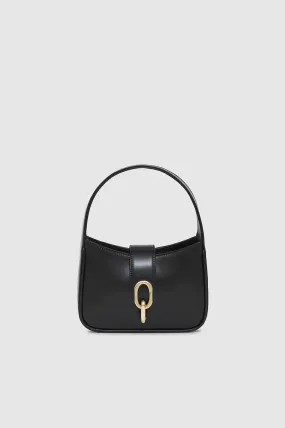 Mini Cleo Bag - High-Shine Black