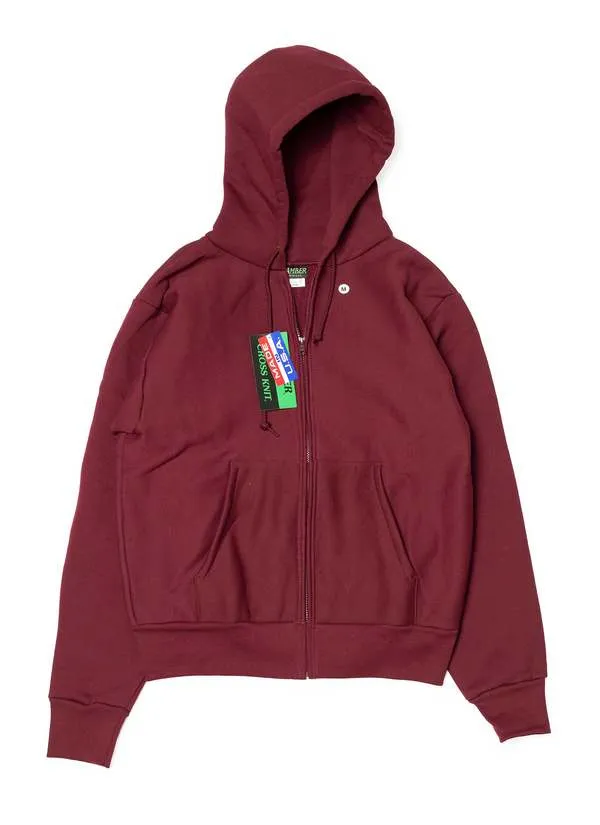 Nakamuraya Camber Heavyweight/12oz Zip Hoodie - Burgundy