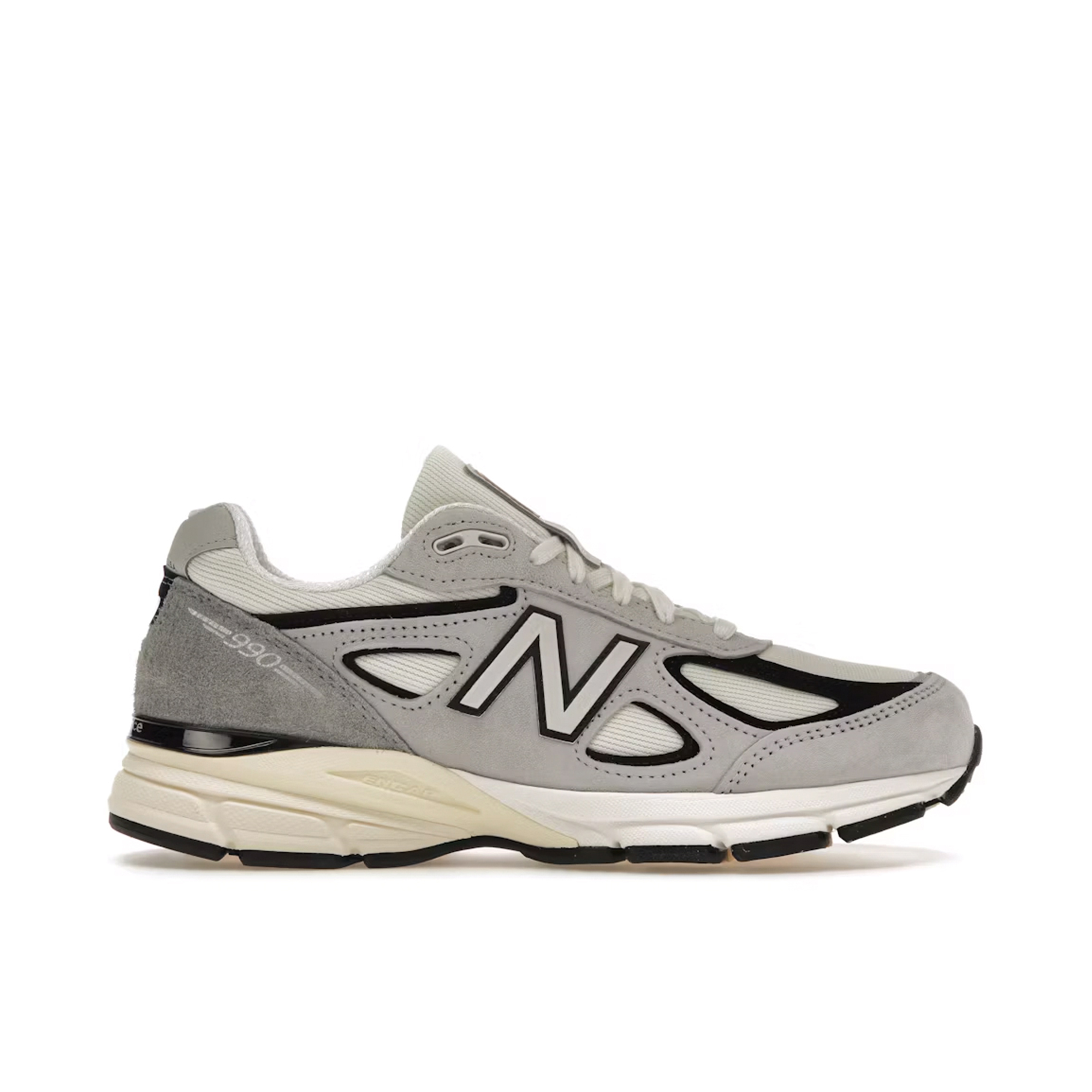 New Balance 990v4 MiUSA Teddy Santis Grey Black Cream | U990TG4 | Laced