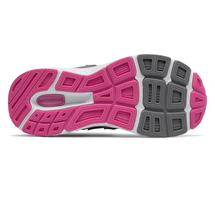 New Balance Kids 680v5 Hook and Loop Pink Glo