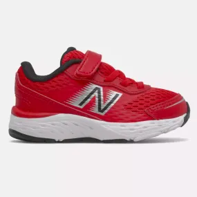 New Balance Little Kid’s 680v6 Team Red with Black