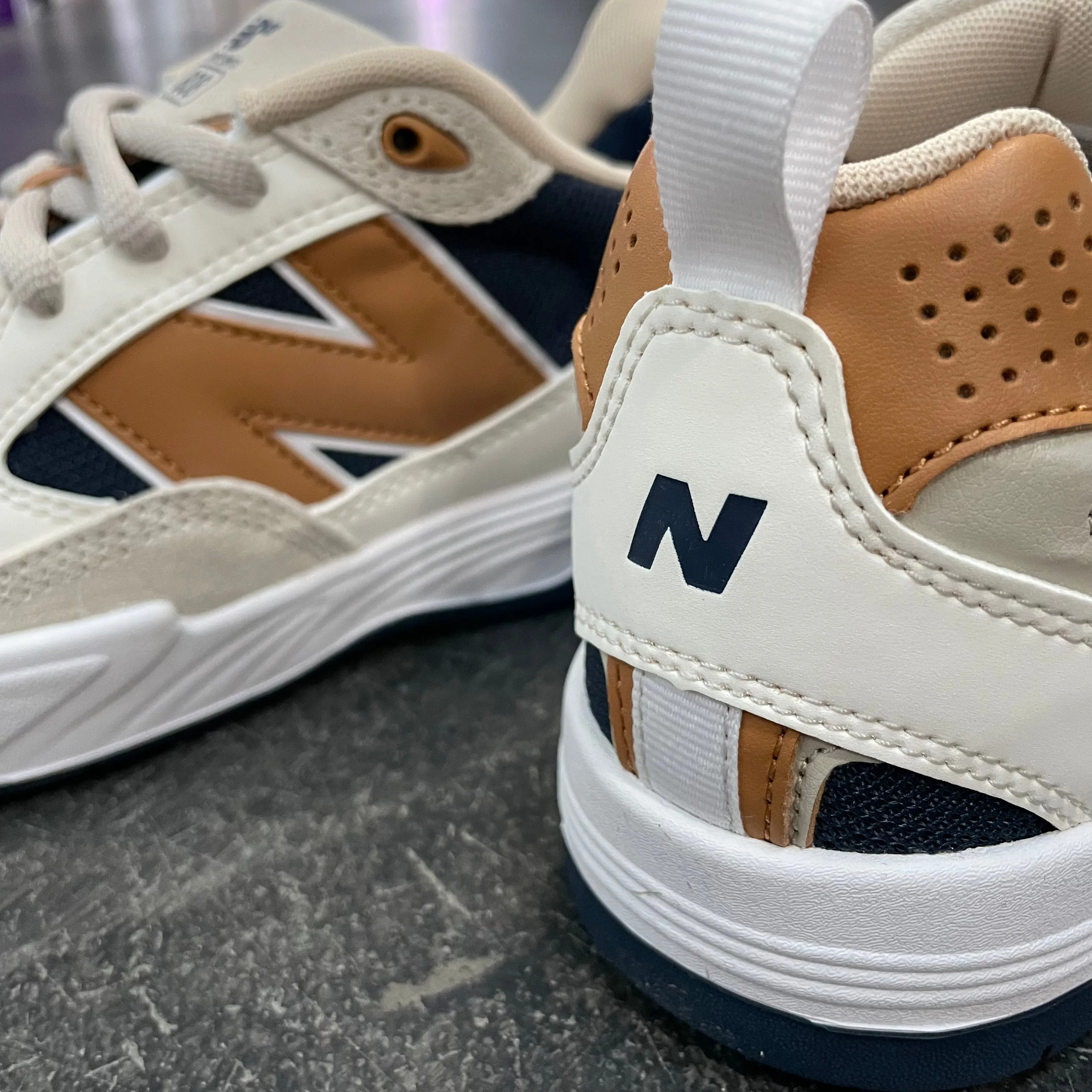 New Balance Numeric 808 Tiago White/Brown SALE