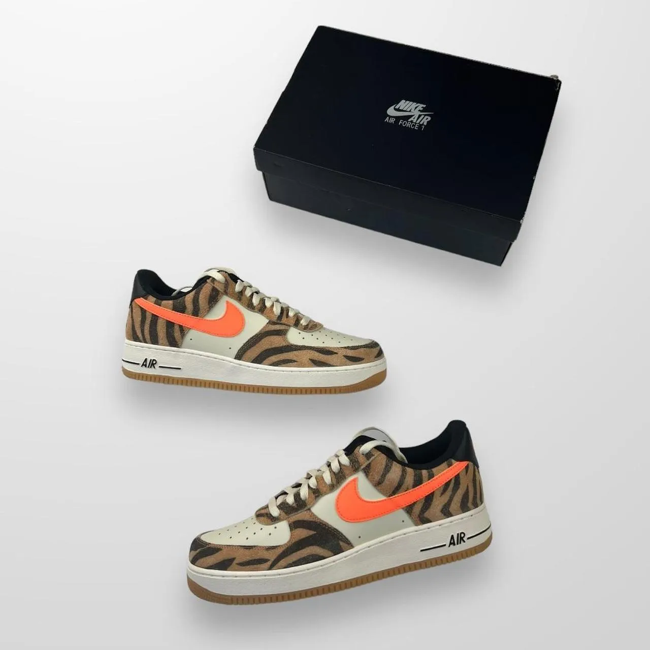 Nike Air Force 1 '07 PRM Low Trainers In Daktari