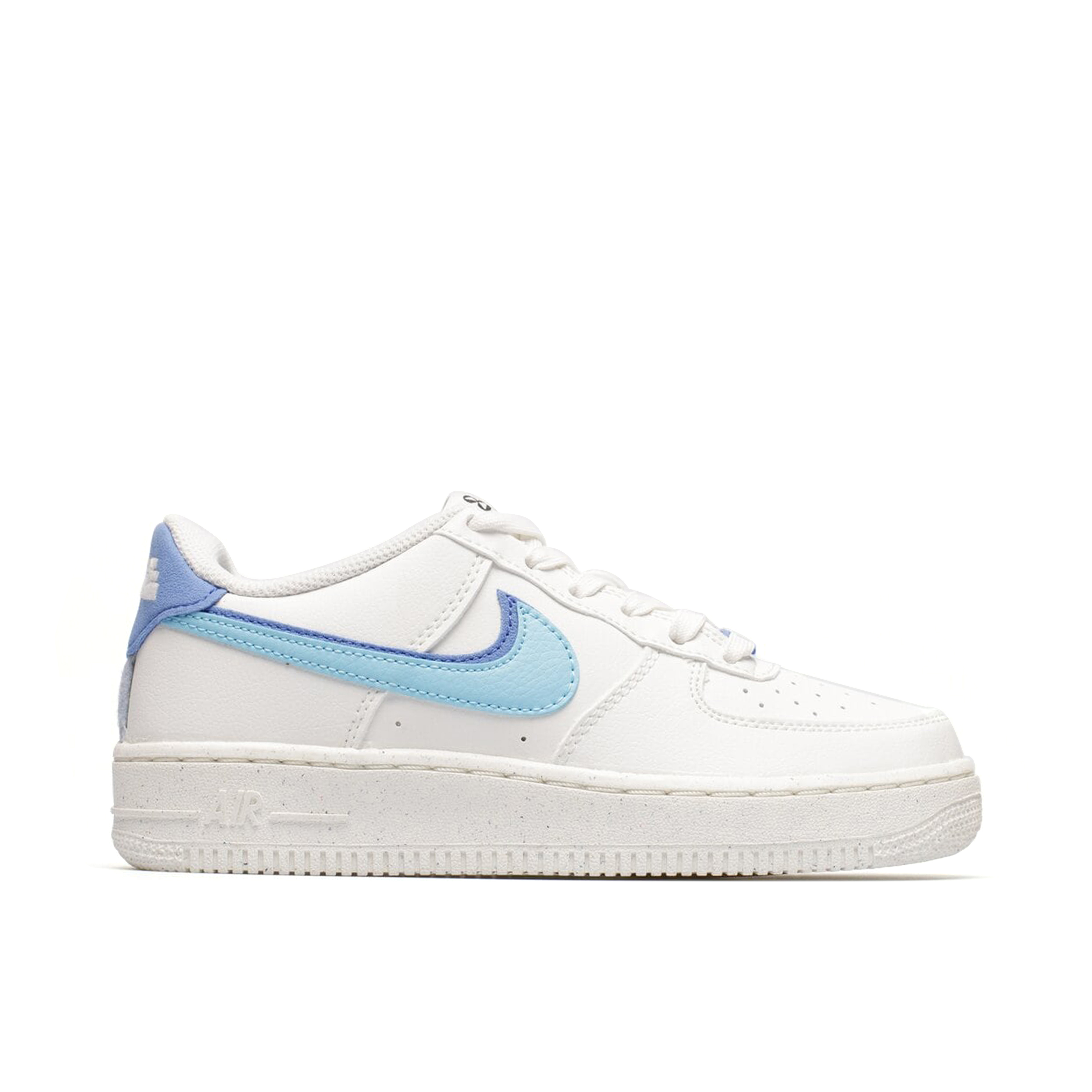 Nike Air Force 1 Low 82 Double Swoosh White Blue GS | DQ0359-100 | Laced