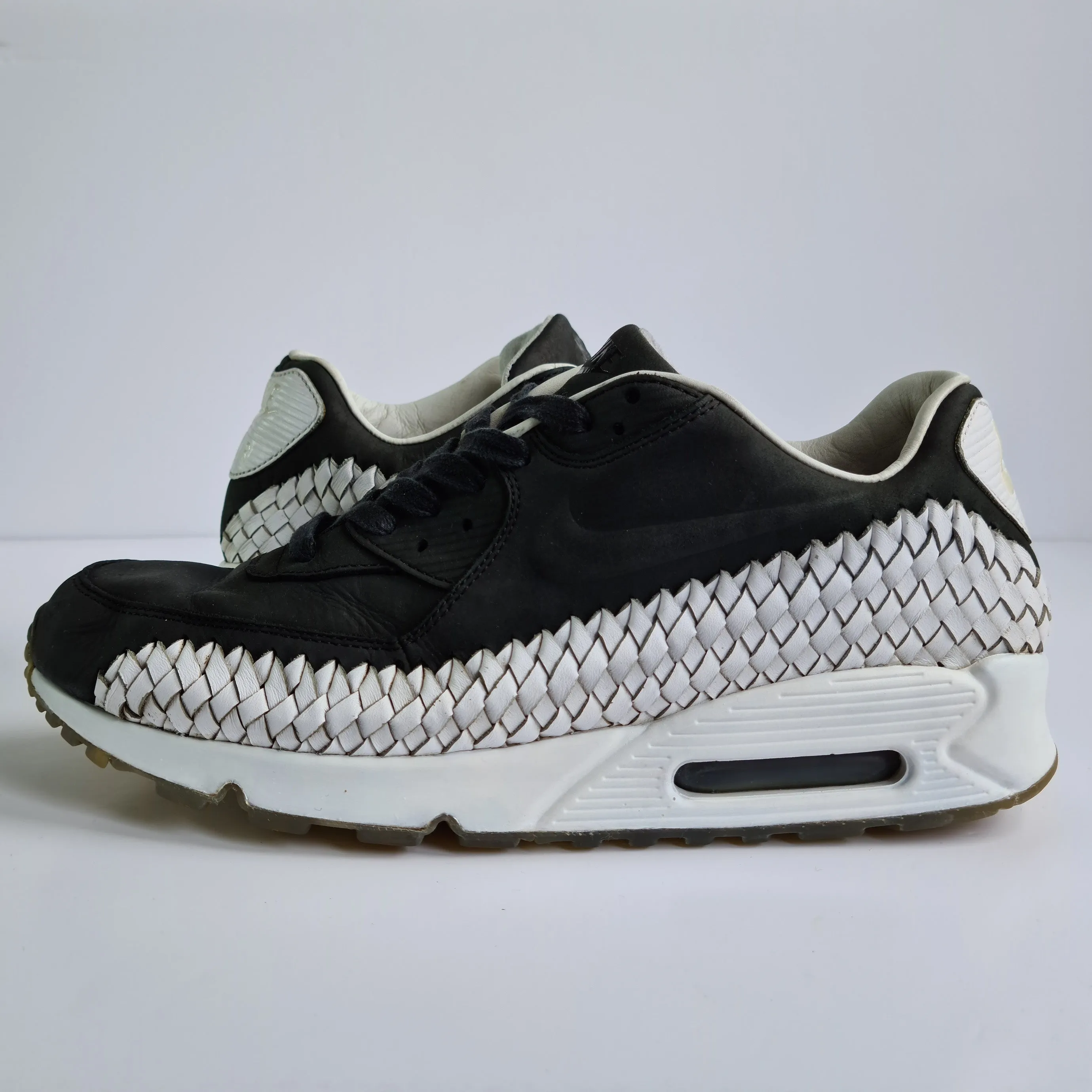 Nike Air Max 90 Woven Black White UK10.5