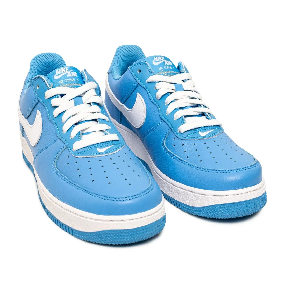 Nike Men Air Force 1 Low Retro (university blue / white-metallic gold)