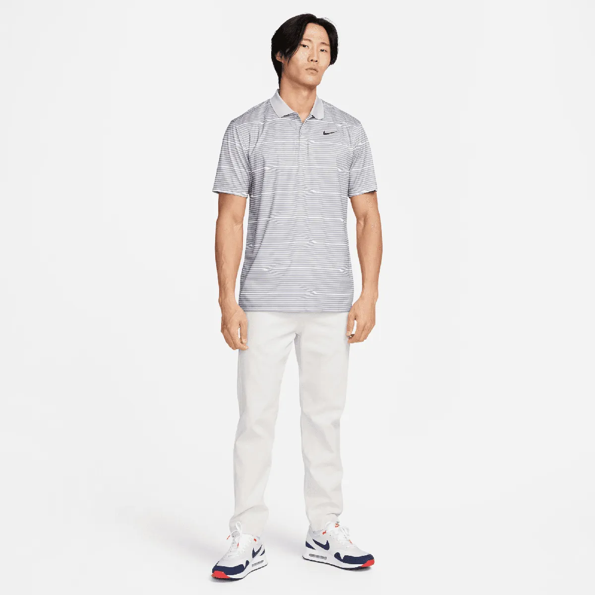 Nike Men's Victory+ Ripple Golf Polo Shirt