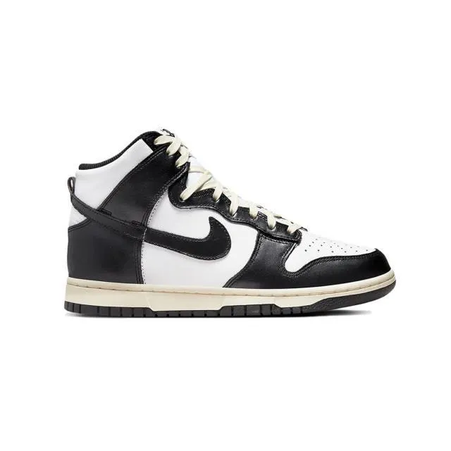 Nike Women's Dunk High (Vintage Black/ White/ Black) Siz...