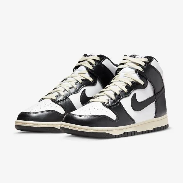 Nike Women's Dunk High (Vintage Black/ White/ Black) Siz...