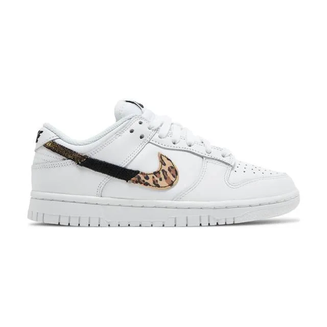 Nike Women's Dunk Low SE (Primal White/ Multi-Color/ Leo...