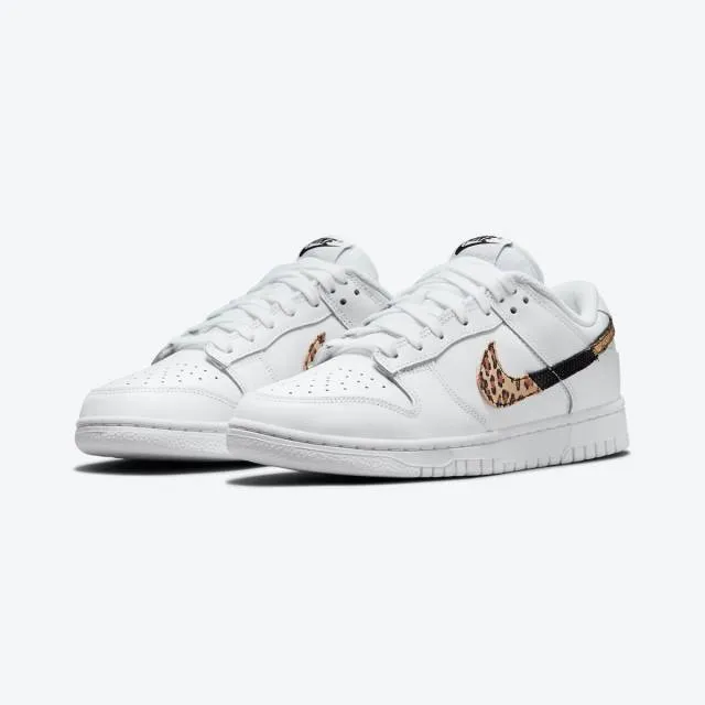 Nike Women's Dunk Low SE (Primal White/ Multi-Color/ Leo...