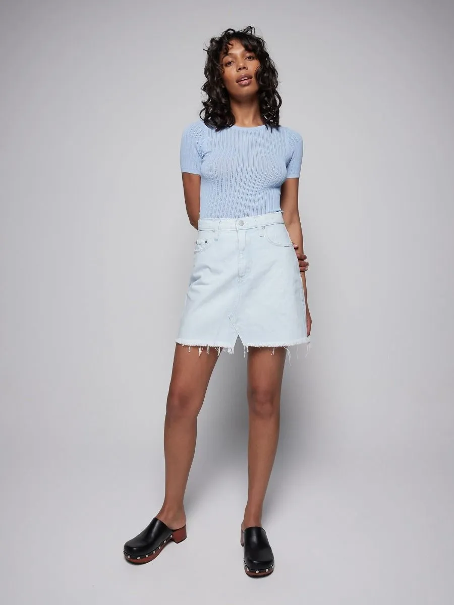 Nobody Denim Piper Skirt Embracing