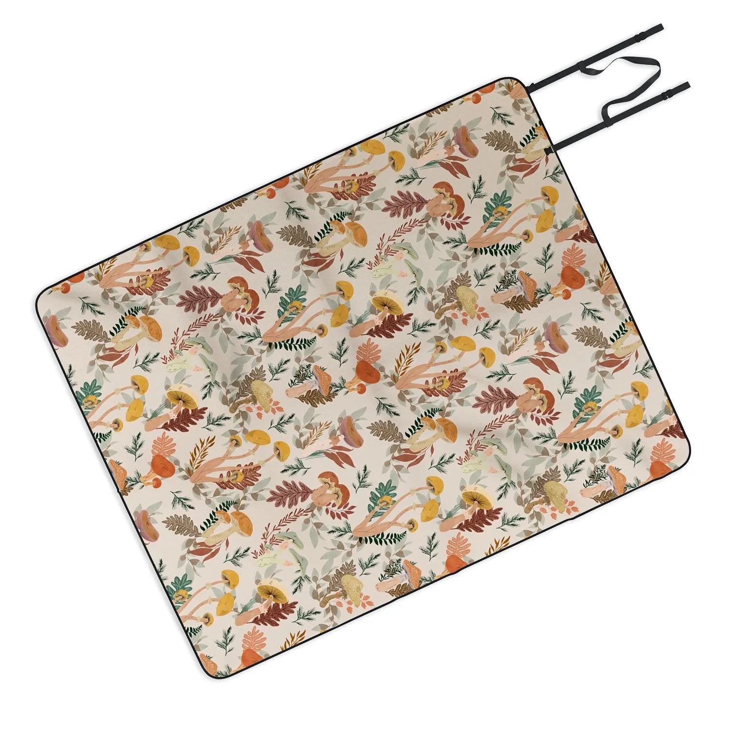 Ole Colorful Mushrooms Picnic Blanket (DS)