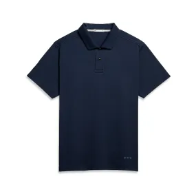 O.N.S   Bennett Cotton Interlock Polo Navy