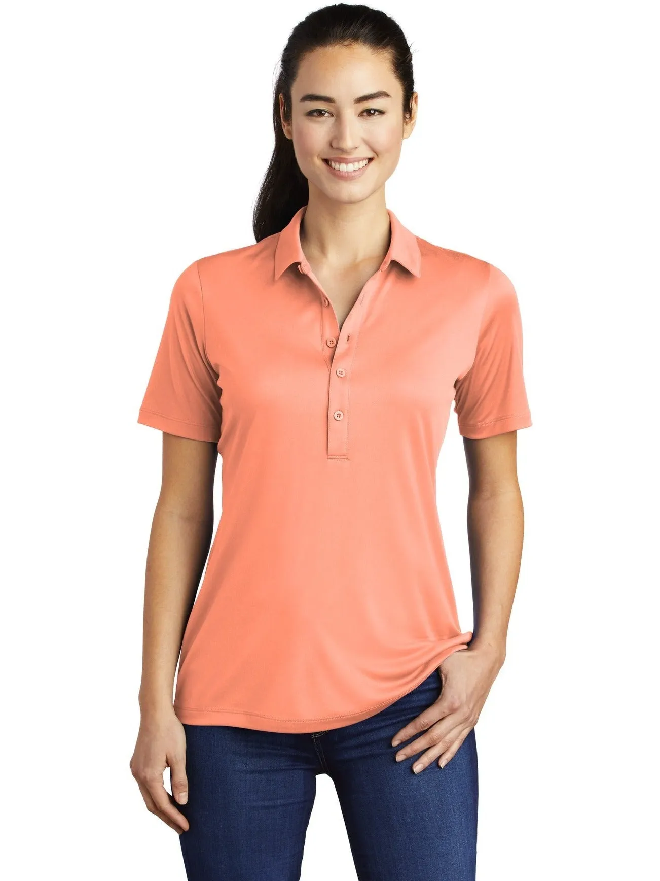 OUTLET-Sport-TekLadies Posi-UVPro Polo