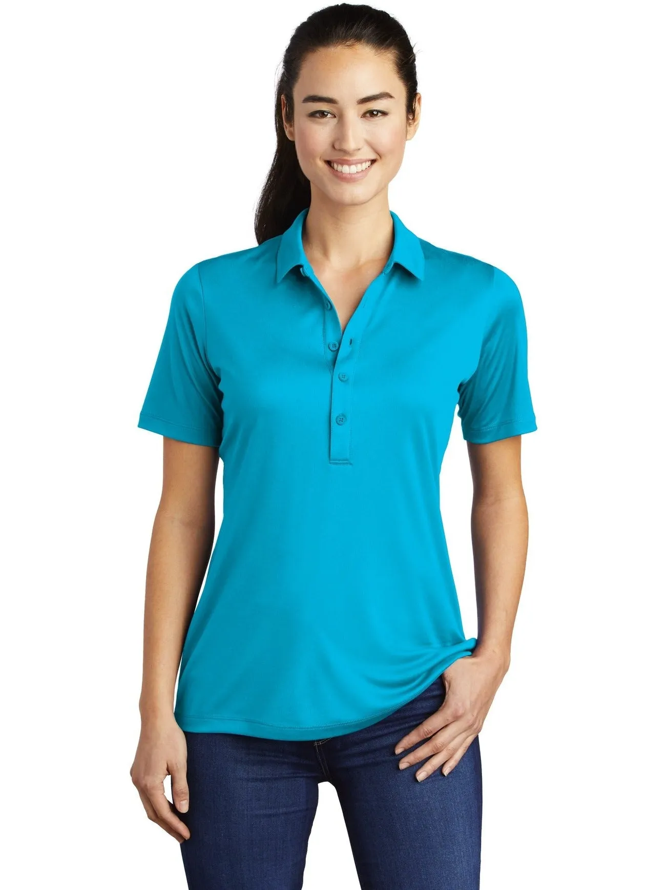 OUTLET-Sport-TekLadies Posi-UVPro Polo