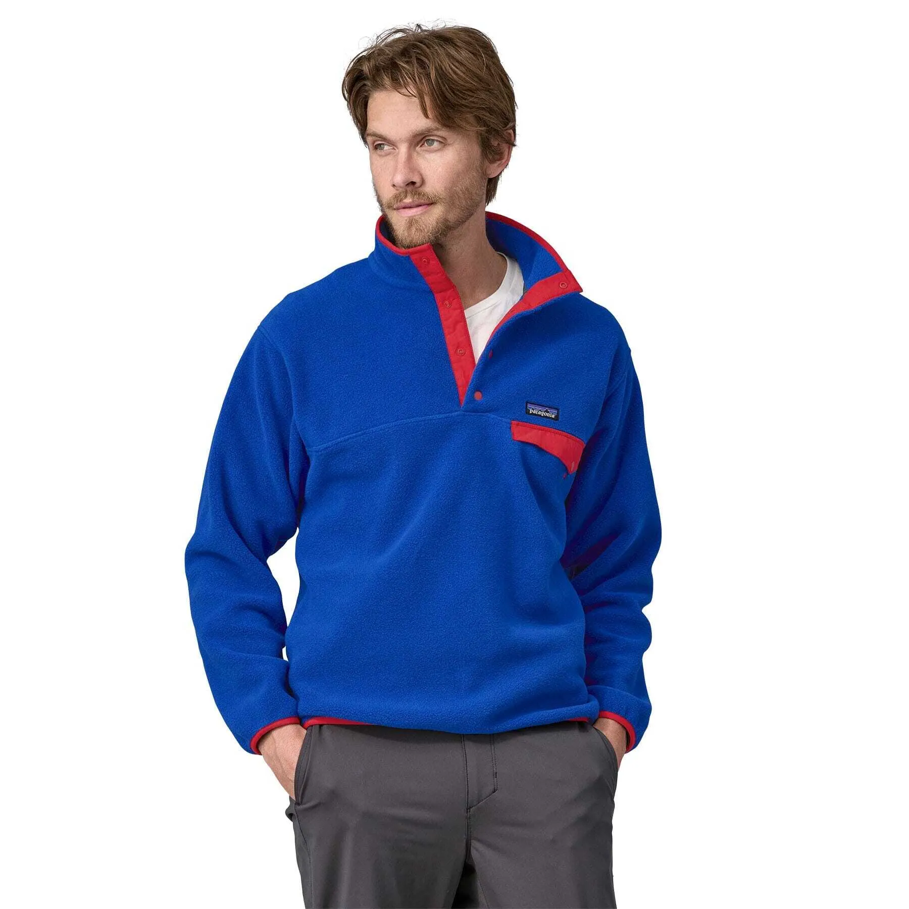 Patagonia Men's Synchilla Snap-T Fleece Pullover, Passage Blue / S