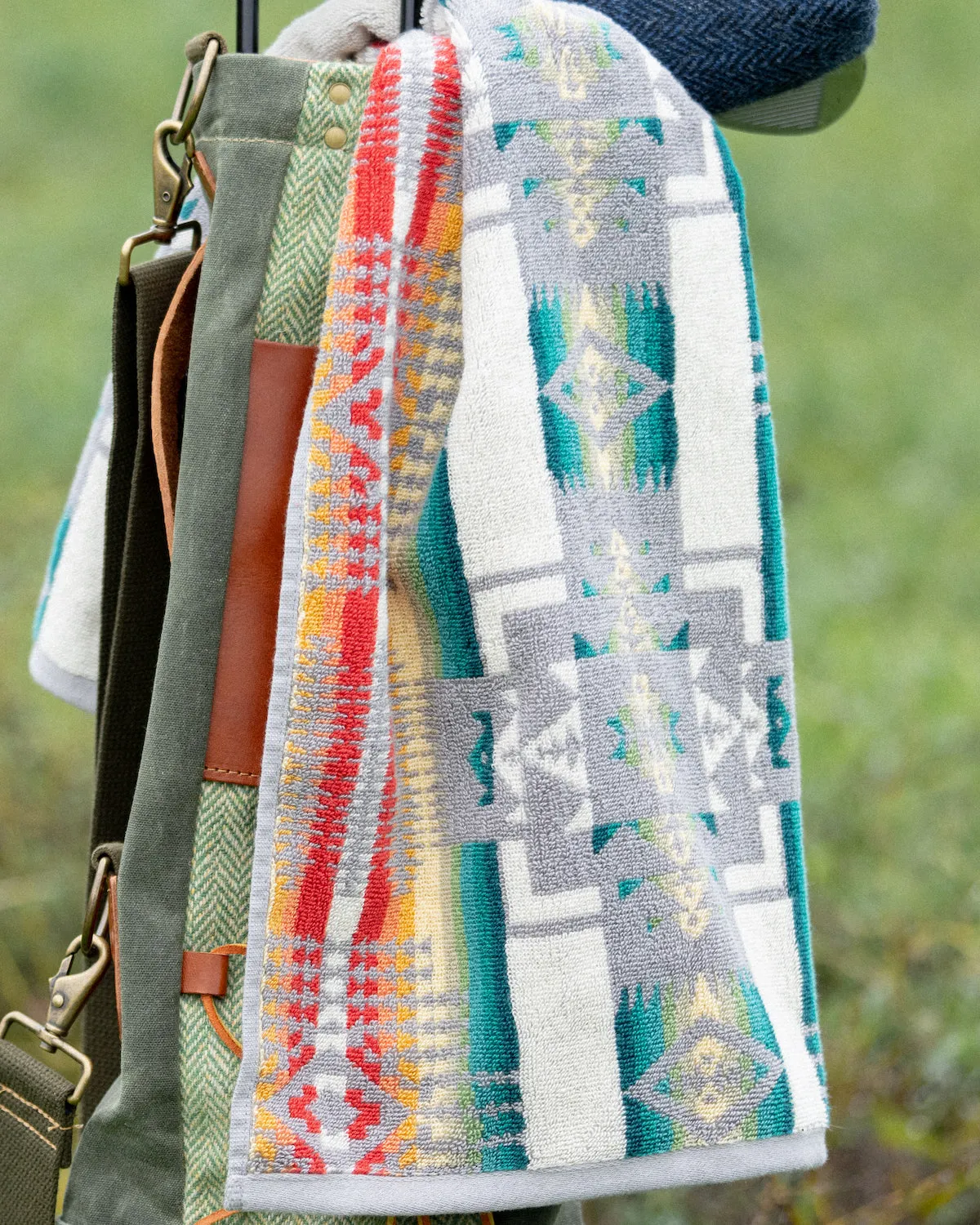 Pendleton Chief Joseph Grey Golf Towel