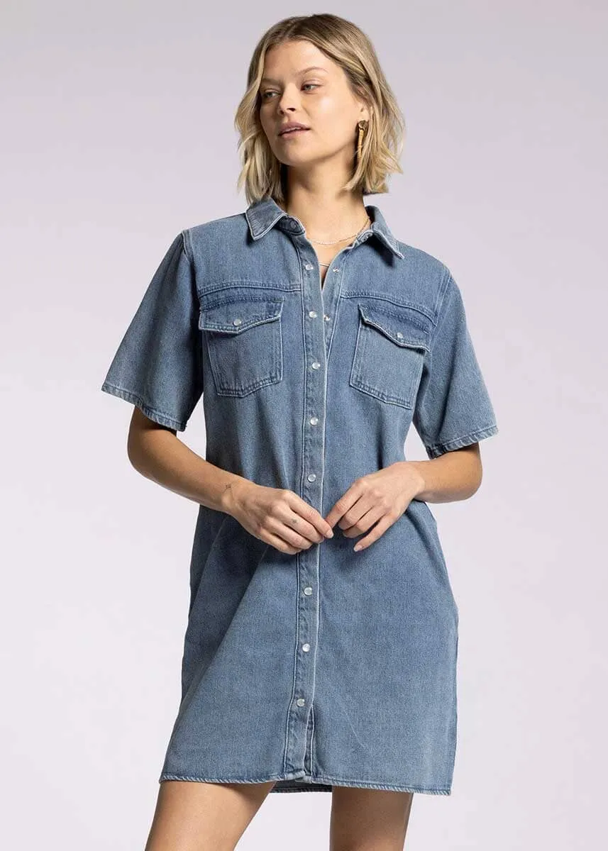 Phoenix Dress - Denim