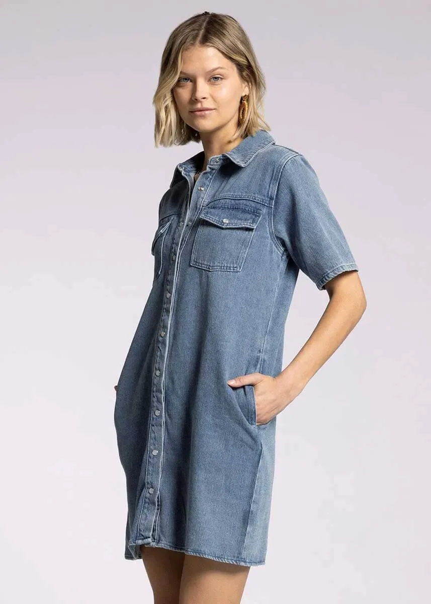 Phoenix Dress - Denim