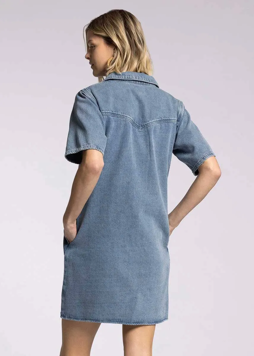 Phoenix Dress - Denim