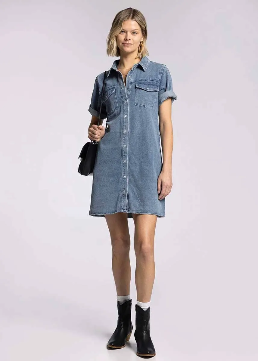 Phoenix Dress - Denim