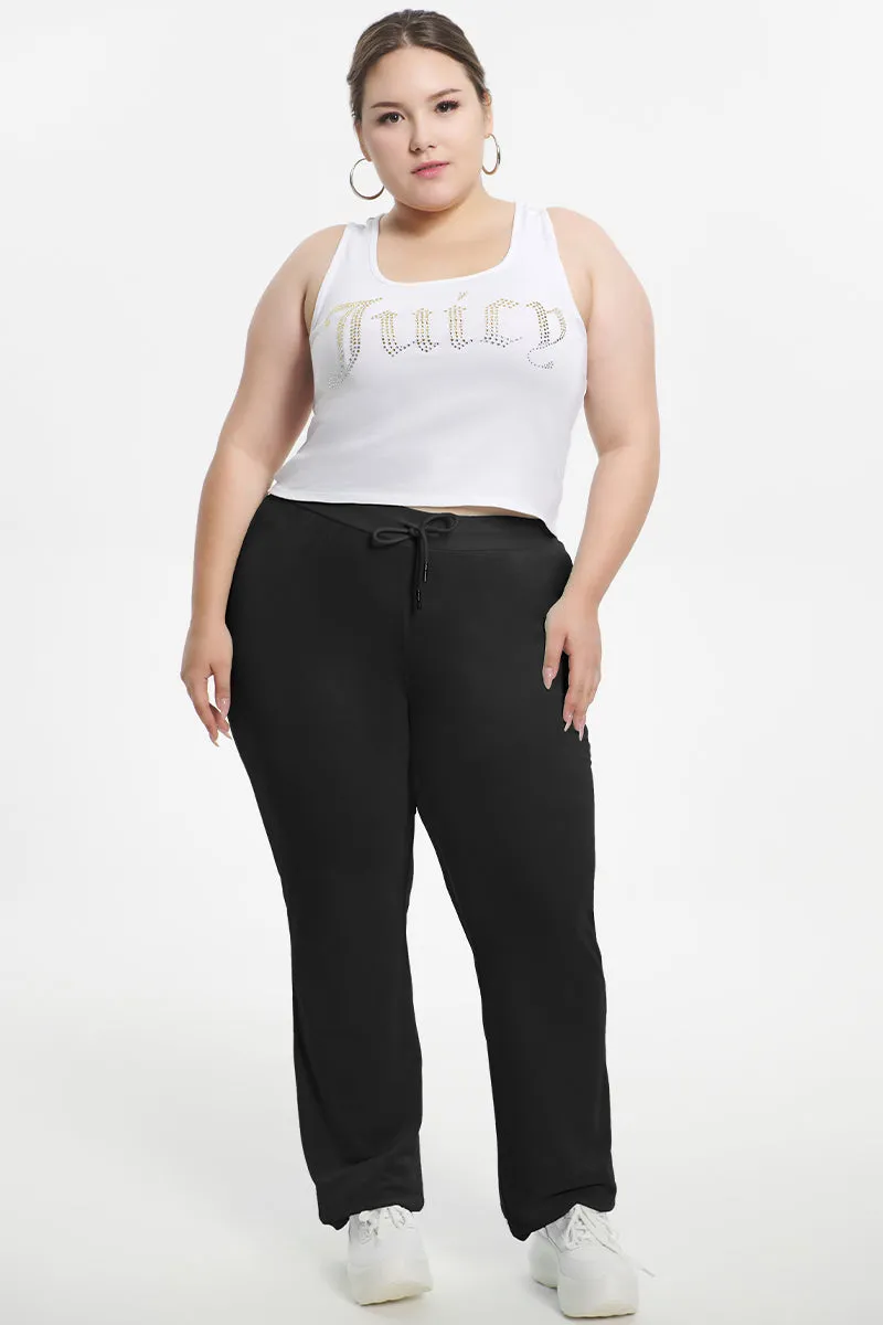 Plus-Size Ombre Bling Tank Top