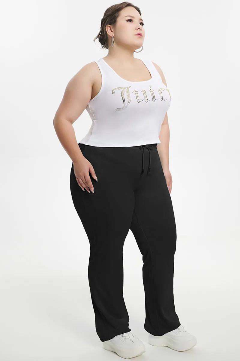 Plus-Size Ombre Bling Tank Top